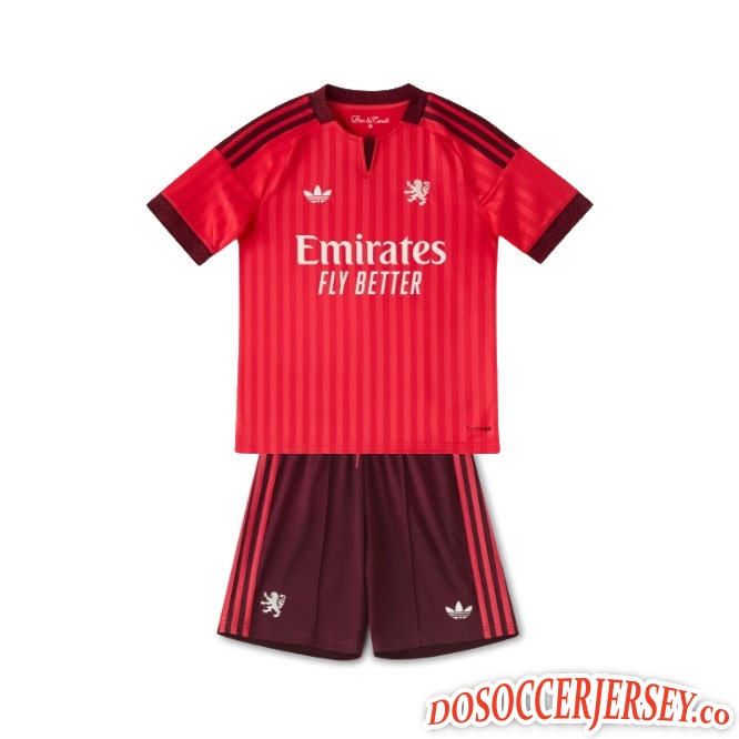 Lyon 2026/27 Away Kids Soccer Kits Youth Shirt + Shorts