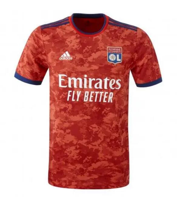 Olympique Lyonnais 2021/22 Away Shirt Soccer Jersey