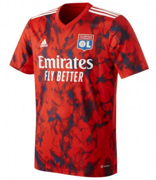 Olympique Lyonnais 2022/23 Away Shirt Soccer Jersey
