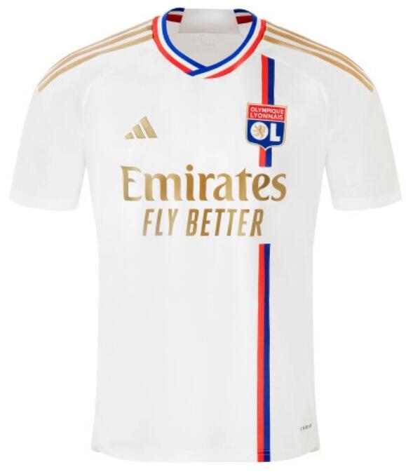Olympique Lyonnais 2023/24 Home Shirt Soccer Jersey