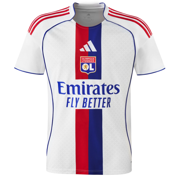 Olympique Lyonnais 2025/26 Home Shirt Soccer Jersey