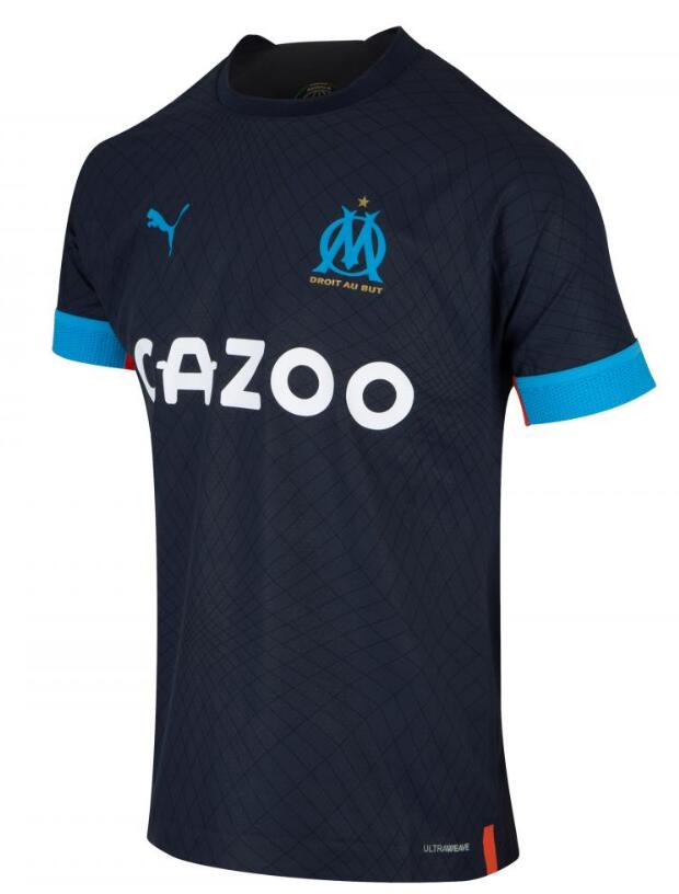 Olympique de Marseille 2022/23 Away Match Version Shirt Soccer Jersey