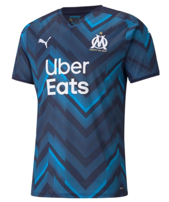 Olympique de Marseille 2021/22 Away Shirt Soccer Jersey