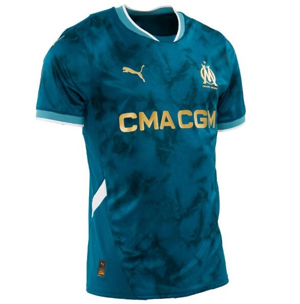Olympique de Marseille 2024/25 Away Shirt Soccer Jersey