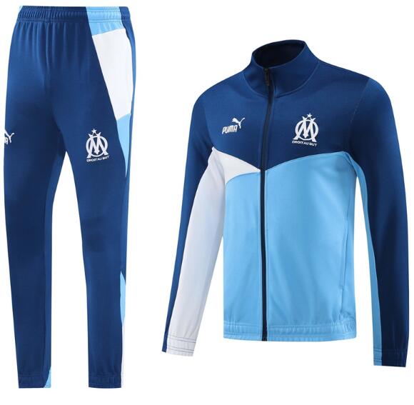 Marseilles 2024/25 Navy Blue Training Suits (Jacket+Trouser)
