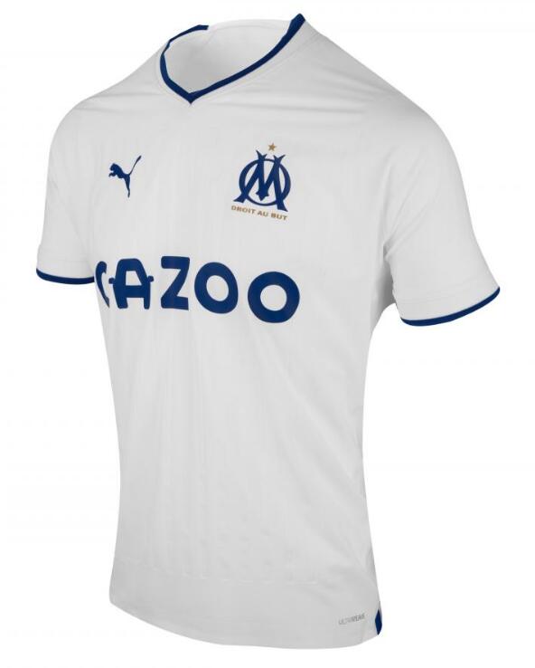 Olympique de Marseille 2022/23 Home Match Version Shirt Soccer Jersey