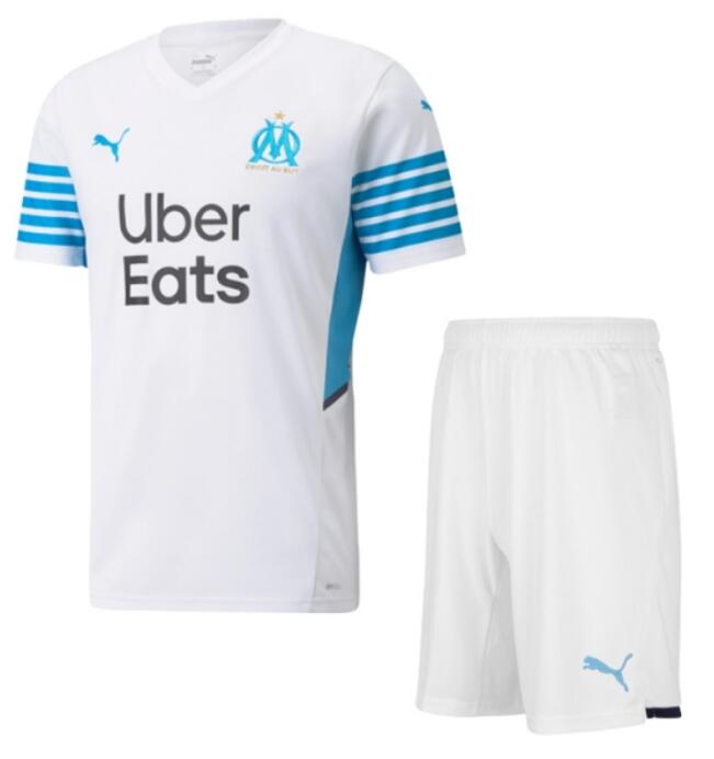 Olympique de Marseille 2021/22 Home Soccer Team Kit