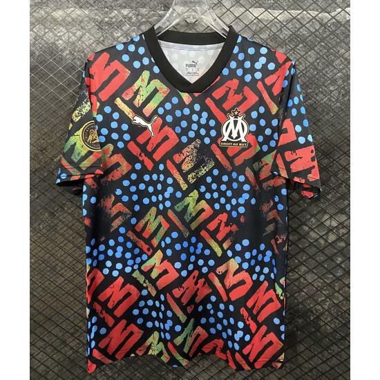 Marseille 2024/25 Special Blue Shirt Soccer Jersey