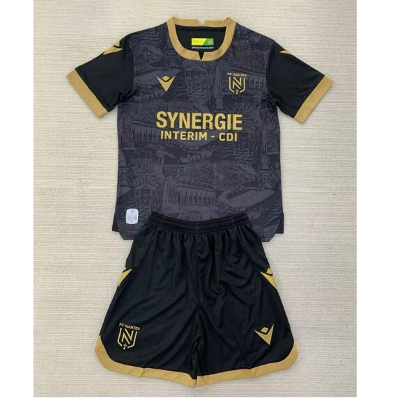 FC Nantes 2024/25 Away Kids Soccer Kits Children Shirt And Shorts