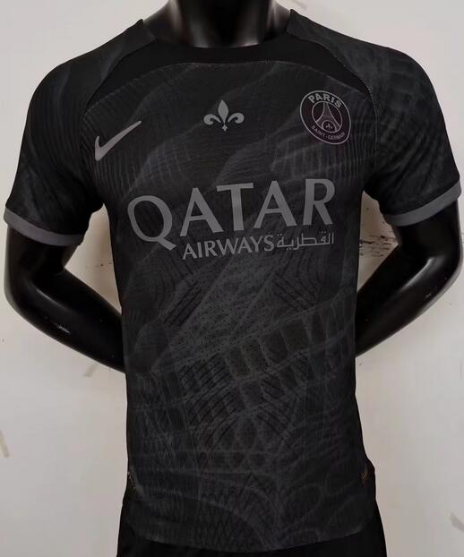 PSG 2023/24 Special Black Match Version Shirt Soccer Jersey
