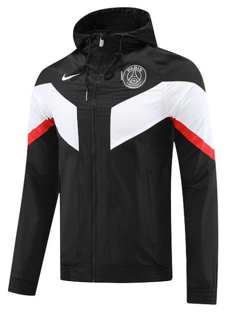 PSG 2022/23 Black White Windbreaker Jacket
