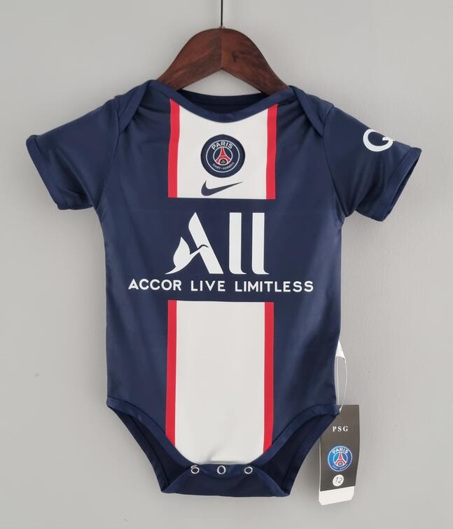 PSG 2022/23 Home Infant Baby Shirt Soccer Jersey Kit