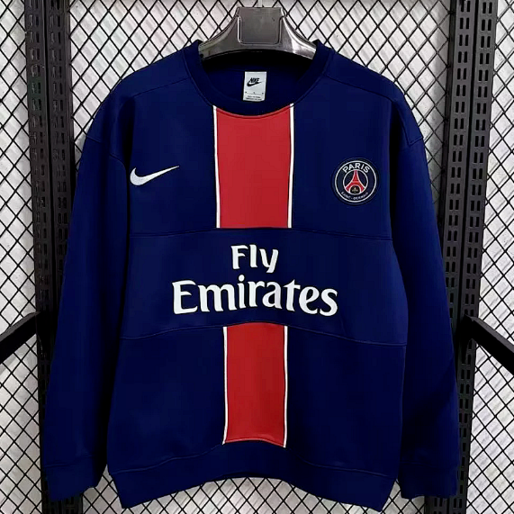 PSG 2025/26 Navy Soccer Sweat Shirt