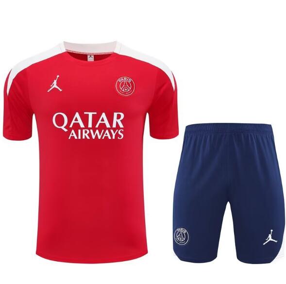 PSG 2025/26 Red Training Uniforms (Shirt+Shorts)