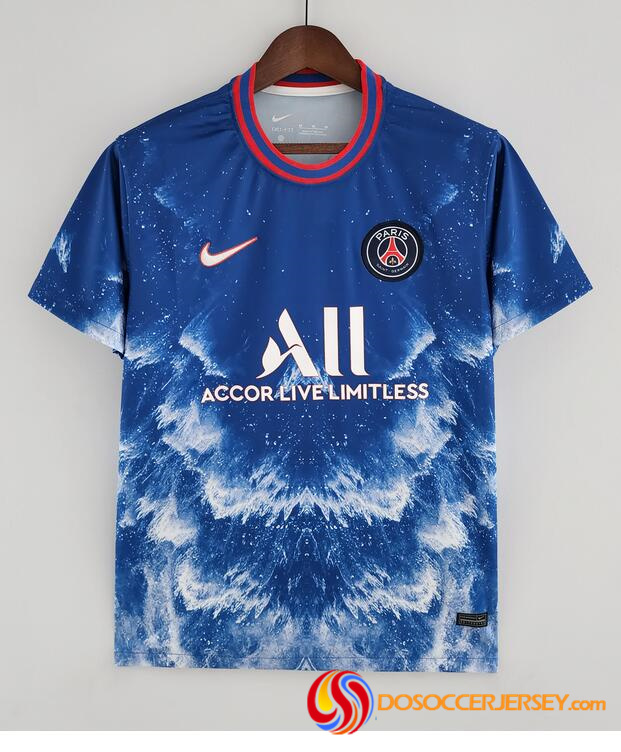 PSG 2022/23 Special Blue White Shirt Soccer Jersey