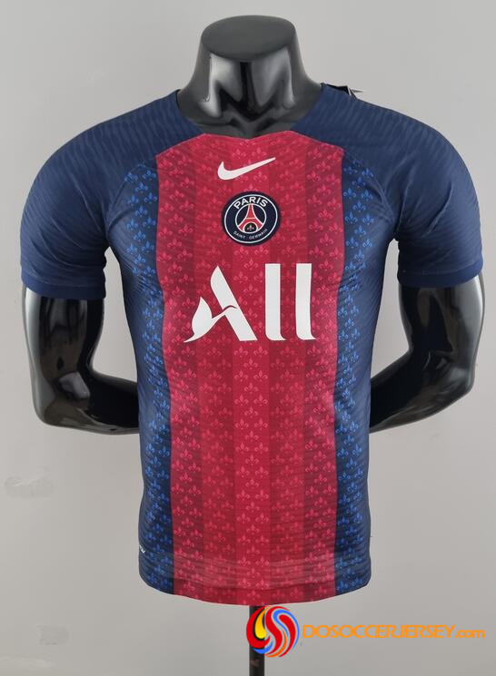 PSG 2022/23 Special Red Blue Match Version Shirt Soccer Jersey