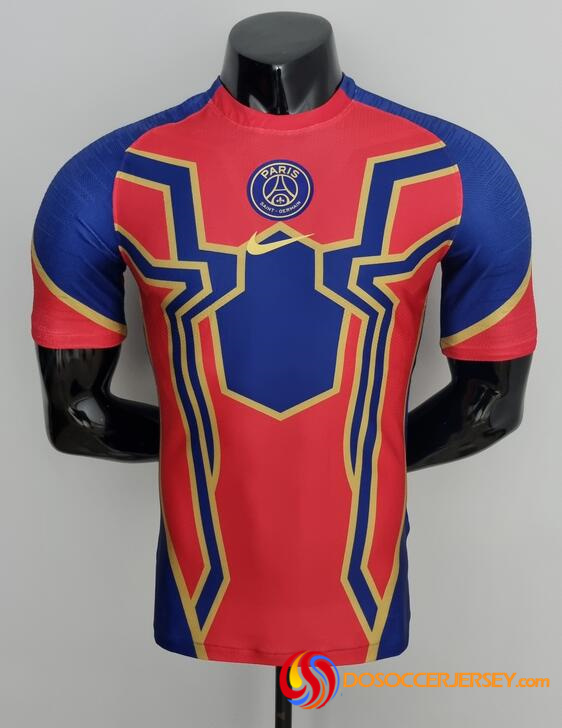 PSG 2022/23 Blue Red Match Version Training Shirt