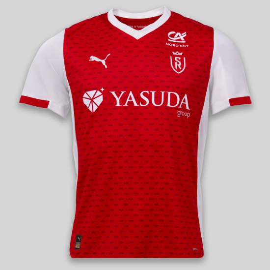 Stade de Reims 2025/26 Home Shirt Soccer Jersey