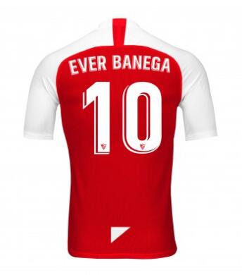 10 ÉVER BANEGA Sevilla 2019/20 Away Shirt Soccer Jersey