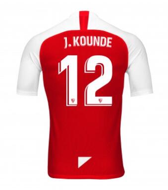 12 J. KOUNDE Sevilla 2019/20 Away Shirt Soccer Jersey