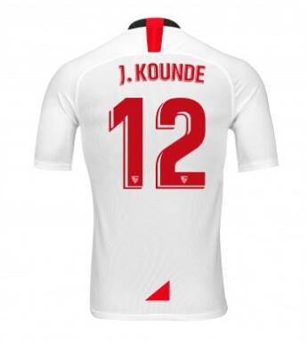 12 J. KOUNDE Sevilla 2019/20 Home Shirt Soccer Jersey