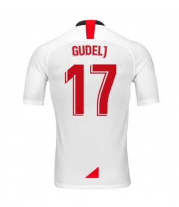 17 GUDELJ Sevilla 2019/20 Home Shirt Soccer Jersey