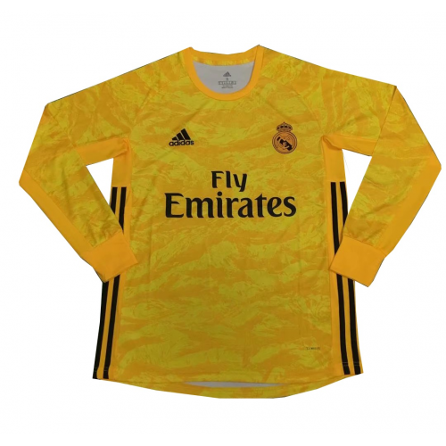 Real Madrid 2019/2020 Goalkeeper Long Sleeved Shirt Soccer Jersey