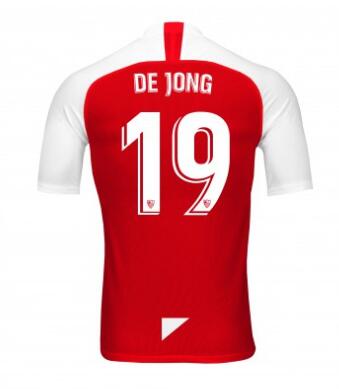 19 DE JONG Sevilla 2019/20 Away Shirt Soccer Jersey