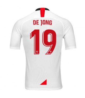 19 DE JONG Sevilla 2019/20 Home Shirt Soccer Jersey