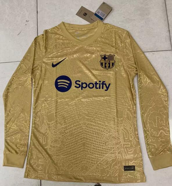 Barcelona 2022/23 Away Long Sleeved Shirt Soccer Jersey