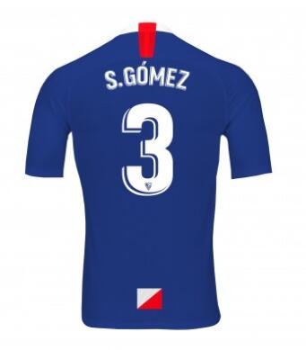 3 SERGI GÓMEZ Sevilla 2019/20 Third Shirt Soccer Jersey