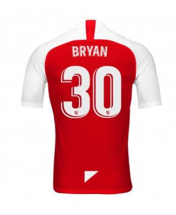 30 BRYAN Sevilla 2019/20 Away Shirt Soccer Jersey