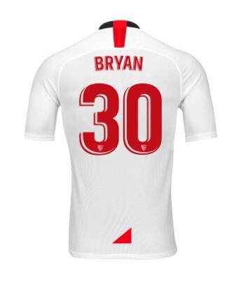 30 BRYAN Sevilla 2019/20 Home Shirt Soccer Jersey