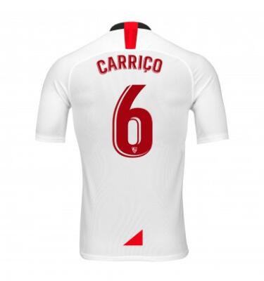 6 DANIEL CARRIÇO Sevilla 2019/20 Home Shirt Soccer Jersey