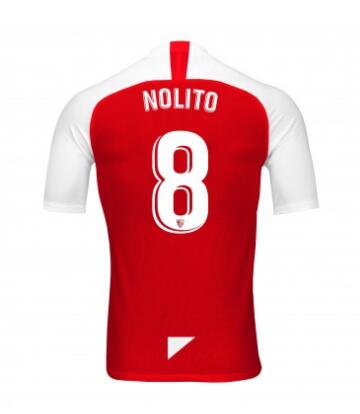 8 NOLITO Sevilla 2019/20 Away Shirt Soccer Jersey