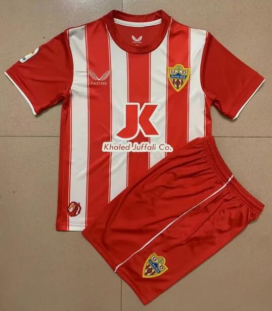 UD Almeria 2022/23 Home Kids Soccer Jersey Kit Children Shirt + Shorts