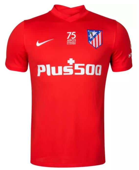 Atletico Madrid 2021/22 Fourth 75th Anniversary Shirt Soccer Jersey
