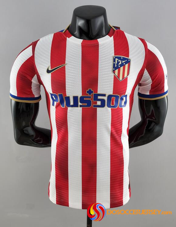 Classic Version Atletico Madrid 2022/23 Home Match Version Shirt Soccer Jersey