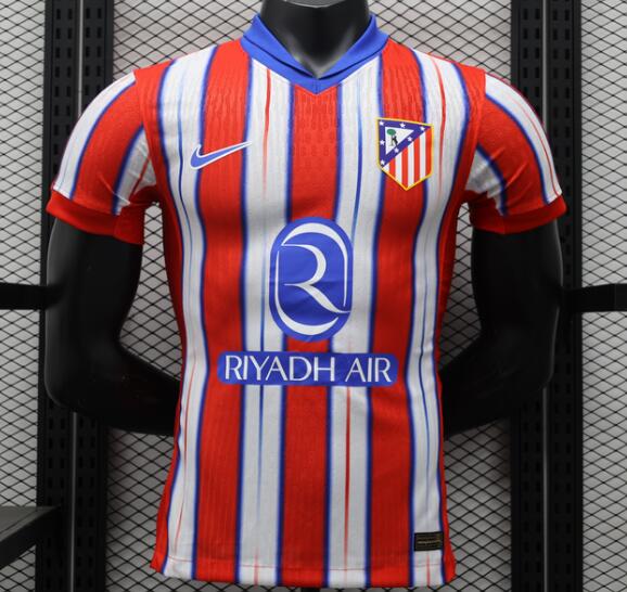 Atletico Madrid 2024/25 Home Match Version Shirt Soccer Jersey