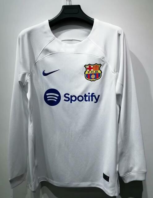 Barcelona 2023/24 Away Long Sleeved Shirt Soccer Jersey