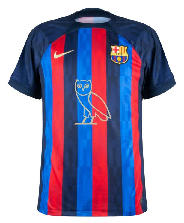 Barcelona 2022/23 Home Drake Shirt Soccer Jersey