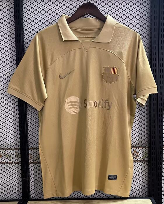 Barcelona 2023/24 Special Gold Shirt Soccer Jersey