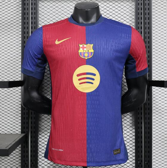 Barcelona 2024/25 Home Match Version Shirt Soccer Jersey New Style