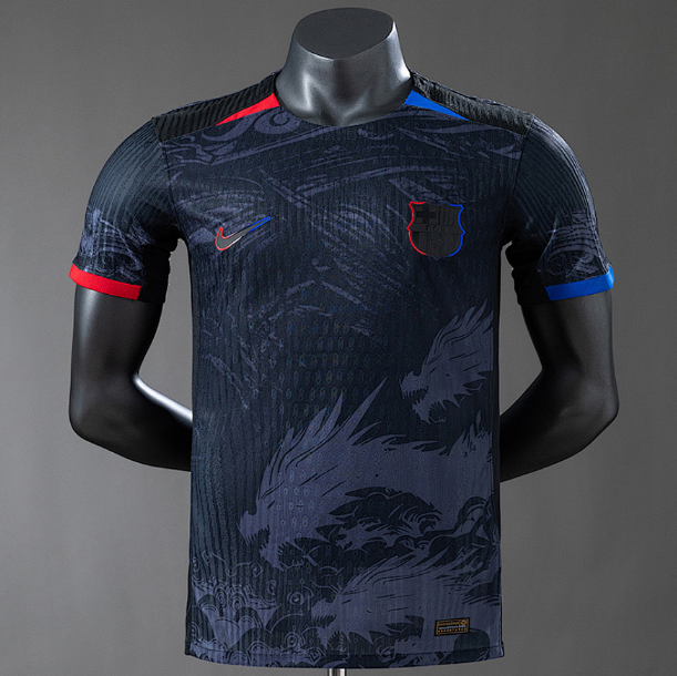 Barcelona 2025/26 Black Dragon Match Version Training Shirt