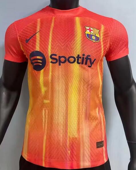 Barcelona 2023/24 Special Orange Match Version Shirt Soccer Jersey