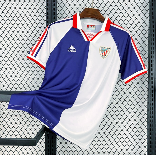 Athletic Bilbao 1995/97 Away Retro Shirt Soccer Jersey