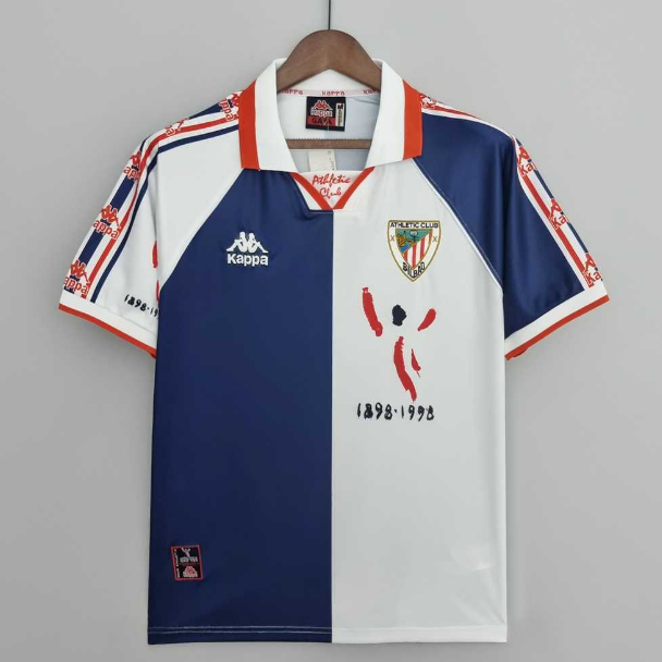 Athletic Bilbao 1997/98 Away Retro Shirt Soccer Jersey
