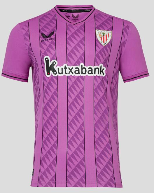 Athletic Bilbao 2023/24 Goalkeeper Purple Shirt Soccer Jersey