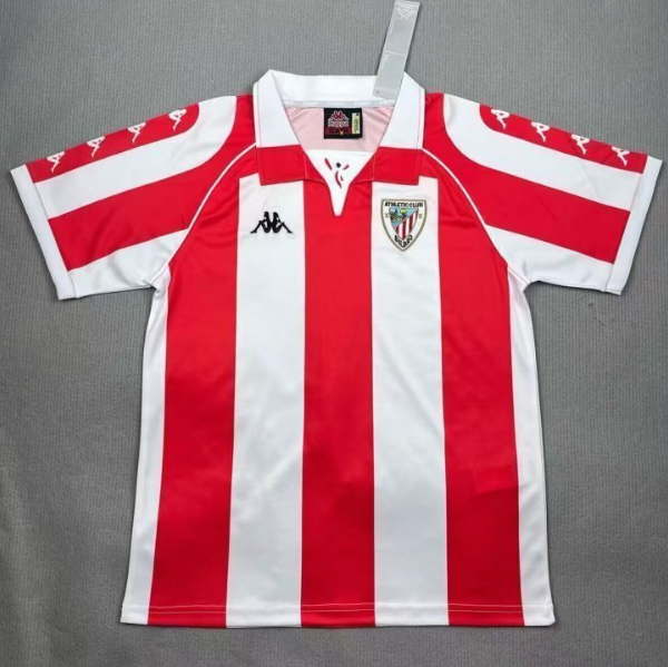 Athletic Bilbao 1998/99 Home Retro Shirt Soccer Jersey