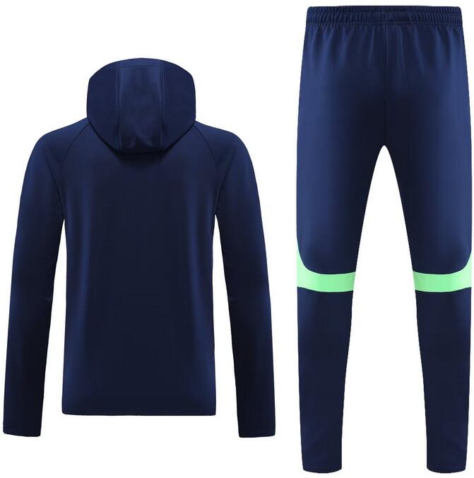 Brazil 2023/24 Navy Training Suits (Hoodie Top+Trouser)